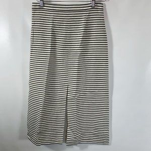 Skirt Striped Cotton Stretch Maxi